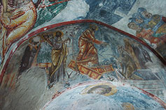 Абхазия. Пицунда. Старинная фреска в соборе Андрея Первозванного